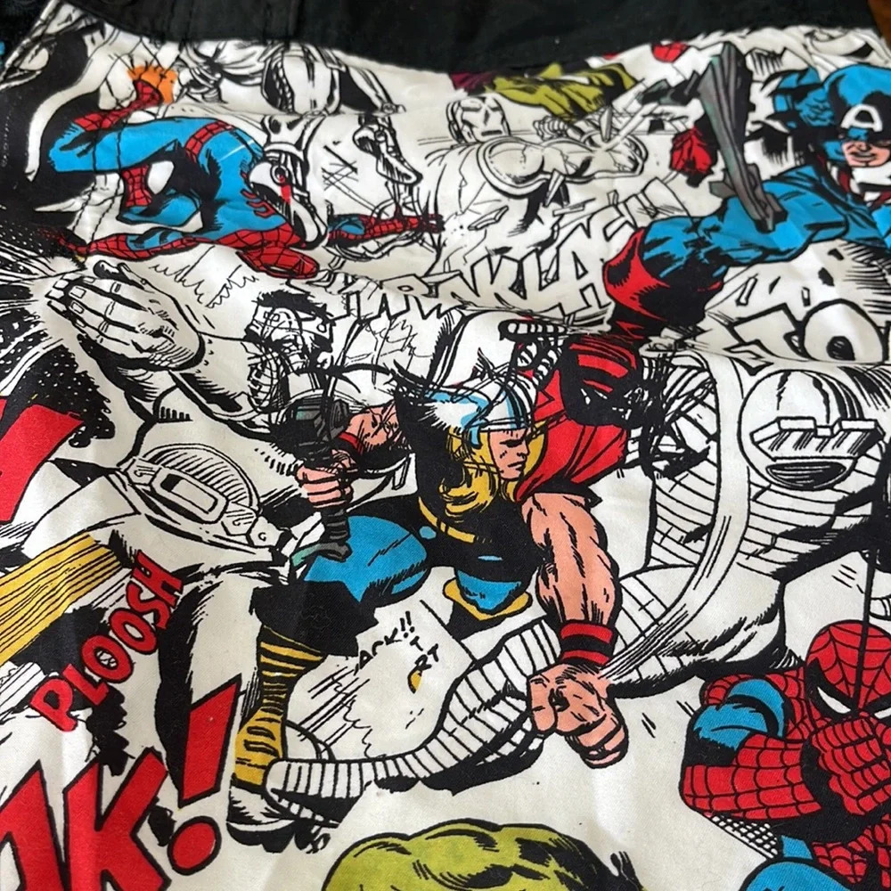 Marvel Men  Classic Comics Allover Print Swimming shorts Trunks Surf beach - Picture 4 of 14
